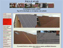 Tablet Screenshot of pala-lagad.hu